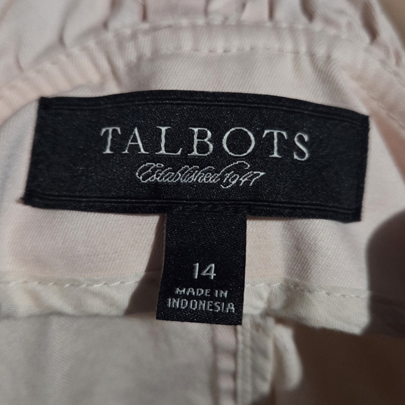 Talbots Pink Ruffled Blazer Size 14 - Picture 2 of 7